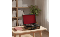 Suitcase Vinyl Player Retro Portable Vinyl Player Portable Turntable Vintage for Music Lovers, Travel, Bedroom