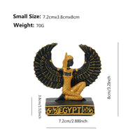 Ancient Egyptian Goddess Isis Figurine Collectible Ancient Deity Sculpture Gift Idea Nile Valley Figurine for Entryway