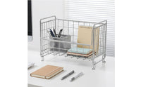 Countertop Storage Rack with Z-Shaped Feet Freestanding Organizer Sturdy Baskets for Washroom Counter