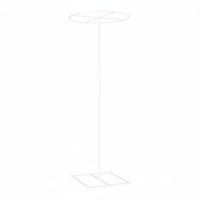 Wrought Iron Hoop Stand Paint Finish Telescopic Stand Minimalist Design Aisle Marker for Party, Stage