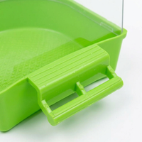 Transparent Bird Bath Cage, Non-Slip Bird Bath for Cage, External Bird Bath, Bird Cage Shower, Small Medium Birds, Pet Bird Bath Tub