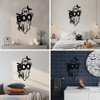 Wall Decoration with Bats and Arachnid Indoor Halloween Spirit Wall Decor Slim