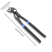 Quick-Adjust Plumbing Pliers with Push Button Adjustment Adjustable Plumbing Pliers Heavy-Duty Tools Soft Grip for Plumbers, DIYers, Plumbing, Pipe Repair