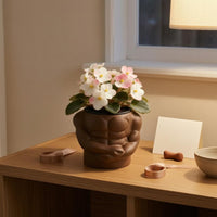 Smooth Finish Muscle Flower Pot Compact Torso Planter Open Top Body Planter Lightweight