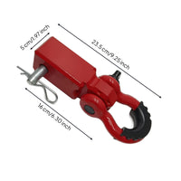 Hitches Coupler with D-Loop Shackle Unpaved Terrain Tow Hitches Coupler with Shackle High-Strength Hardware for Truck Owners