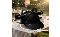 Adjustable Fit Beer Helmet Lightweight Drinking Hat Switchable Valve Beer Hat Molded Plastic for Events