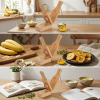 Hand-Operated Wooden Banana Press Compact Banana Press with Lever Convenient Tostonera Portable for Home Cooks