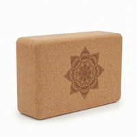 Cork Stretching Block Supportive Cork Block Stable Exercise Equipment for Yogis, Dancers, Home Workouts