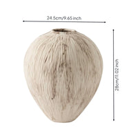 Vase with Narrow Opening Ceramic Bottle Vase Decorative for Hotel