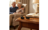 Wireless Hearing Assistance Headset with Neckband Lightweight Hearing Aid Comfortable Headset Clear Sound for Home