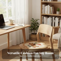 Non-Slip Bottom Cartoon Creature Chair Cushion Easy to Clean Cartoon Creature Seat Cushion Soft and Soft for Toddlers, Kids, Nursery
