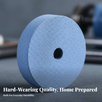 Drill Honing Tool with Mounting Base Sanding Disc Aluminum Oxide Abrasives for Hobbyists, Home Workshop