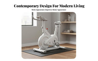 Quiet Operation Stationary Indoor Cycling Bike Adjustable Resistance Indoor Cycling Bike Sturdy Steel Frame Cardio Machine Fully Enclosed Flywheel for Gym
