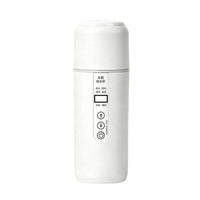 12V/24V Car Heating Cup Stainless Steel Electric Kettle with Car Adapter Portable Electric Heating Cup Insulated for Commuters