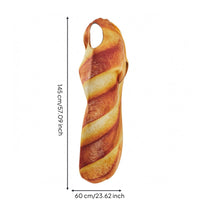 Adult Bread Jumpsuit Spiral Scoring Print Loaf of Bread Costume Slightly Loaf Costume for Adults
