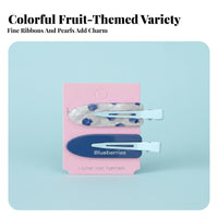 No-Wrinkle Hair Barrette Cute Design Wrinkle Less Hair Barrette Snap Barrette Colorful Designs Secure Hold for Women