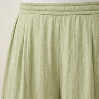 Straight Leg Trousers Ladies Casual Cropped Style for Women, High Waist Loose Fit Pants for Office Wear and Work
