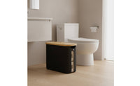 Toilet Paper Storage Basket Cloth Lavatory Organizer Standing