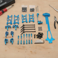 Metal Upgrade Kit Precision-Machined RC Steering Upgrade Kit Designed Steering Gear Bearing Assembly for Hobbyists