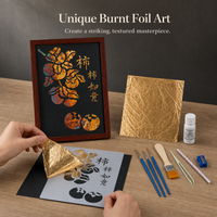 Intangible Cultural Heritage Gold Foil Painting DIY Kit for Art Decoration
