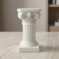 Roman Column Pedestal Classical Roman Column Pedestal Stand Classic Resin Pillar Prop for Wedding Scenes