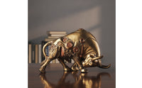 Mechanical Bull Figurine Steampunk Bull Figurine Ornament for Bookshelf