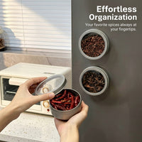 Metal Rectangular Countertop and Foil Storage, Refrigerator Organizer and Fridge Side Rack, Stable with Anti-Tip Design