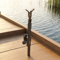 Telescopic Boat Fishing Rod Holder Locking Knob Shore Fishing Support Bracket Screw Mount Boat Rod Holder Twist Resistant