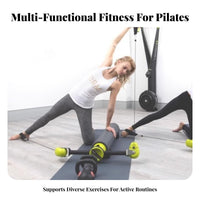 Multi-Functional Pilates Roller Pilates Roller Non-Slip Design Core Training Balance Roller Portable Pilates Instructor for Mind-Body Practice Practiti Single Rs, Beginners, Adults, Home Gym, Full Body Exercise, Travel, Office