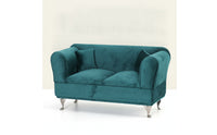 Sofa Jewelry Box Velvet Jewelry Organizer with Metal Legs Decorative for Bedside Table