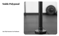 2 Pieces Multifunctional Dumbbell to Kettlebell Grip Easy Installation Kettlebell Handle Stable Base for Home Gym Users