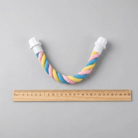 Bird Swing and Parrot Toys for Budgies, Flexible Rope and Iron Cockatiel Toys, Hanging Cage Rope for Parakeets and Cockatiels