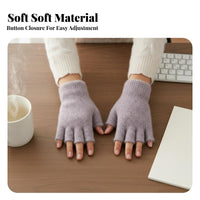 Luxurious Flip-over Gloves Warm Flip-over Mittens Transformable Mittens Thickened Transformable Fingerless Gloves Soft &