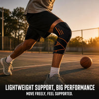 Adjustable Compression Knee Brace for Sports and Outdoor Activities