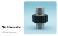 M22 Male to Male Connector Rustproof Pressure Washer Hose Adapter
