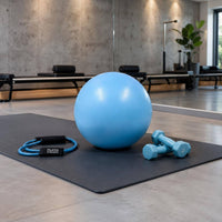 Thickened Wall Pelvic Floor Exercise Ball Pressure Resistant Round Pilates Ball Glossy Finish Polished Surface