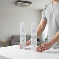 Quiet Design Central AC Vent Deflector Universal Fit Anti-Direct Blowing Wind Cover Easy Installation Air Conditioner Wind Deflector Energy Saving for Families, Babies, Office Workers, Bedroom, Living Room