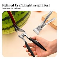 Watermelon Opener Tool Labor-Saving Watermelon Splitter Stainless Steel Melon Cracker for Party Hosts, Picnics, Parties