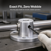 Aluminum Alloy Flange Coupling for Motor Shafts 2-16mm