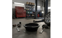 Automotive Parts Cleaning Tray Construction Waste Oil Collection Tray Versatile Heavy Duty Oil Collection Pan for Auto Repair Shop, Garage