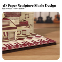 Creative Gift 3D Art Memo Pad Surprise Reveal Tear-Away Paper Sculpture Multi-Functional for Away Ice Workers, Professionals, Study Room