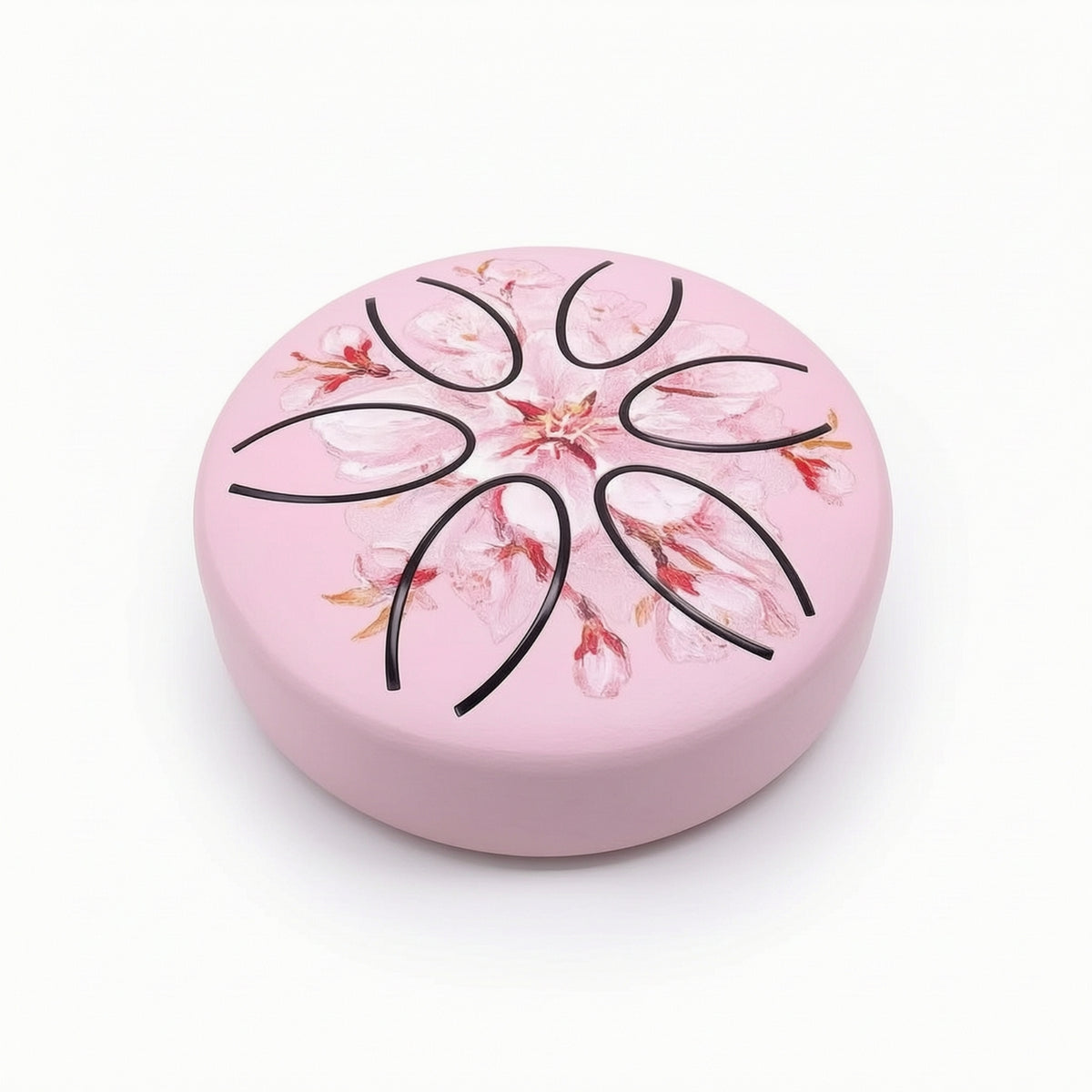 Mini Steel Note Drum Hand-Painted Steel Note Drum Percussion Instrument Beginner-Friendly Easy to Play for Beginners