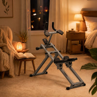 Kneeling Climbing Machine Steel Frame Waist Exerciser Floor Standing