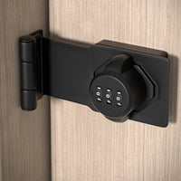 Password Rotary Selector Combination Door Latch Lock Indoor Use 90 Degree Barn Door Lock Metal Body Home Security Hardware Keyless