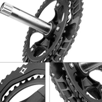 7075 Aluminum Alloy Road Bike Crankset 53/39T Integrated Crankset 2x11-Speed Chainset 110 Mm BCD