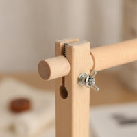 Embroidery Frame Stand Adjustable Embroidery Frame with Stand Wooden for Embroiderers, Crafters, Tapestry, Needlepoint, Quilting