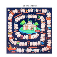 Family Fun Adventure Board Game Large Size Treasure Quest Game Soft Material Portable Chess Board Scratch Resistant for Party, Travel
