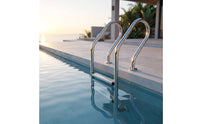 Rust-Resistant Stainless Steel Pool Ladder Stable 2-Step Pool Ladder Sturdy Wobbleunrestricted