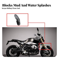 Carbon Fiber Front Mudguard Lightweight Motorcycle Front Mudguard Carbon Fiber Design Mudguard High Strength Shield Guard Sturdy