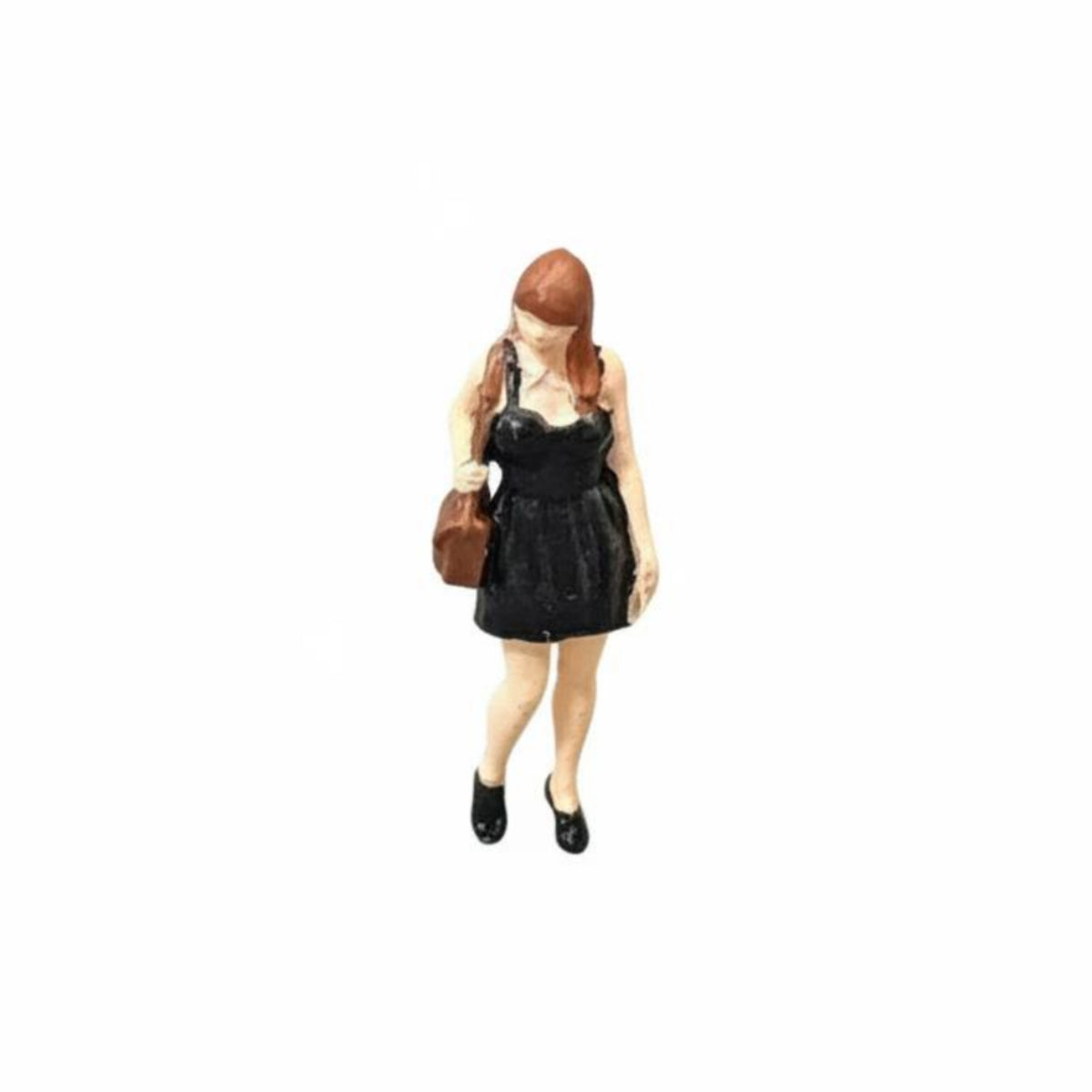 Hand-Painted Female Figure Figurine Realistic Hand Painted Miniature Woman Detailed Collectible Figure for Desk Decor